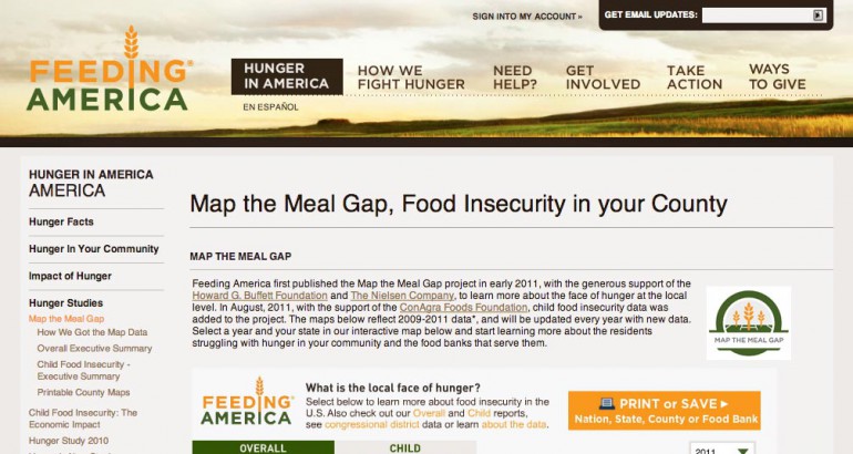 Feeding America - Map the Meal Gap