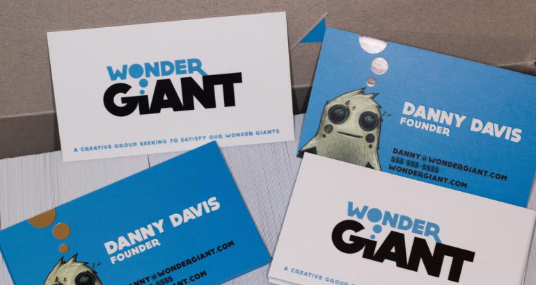 Wonder Giant Business Card 2013